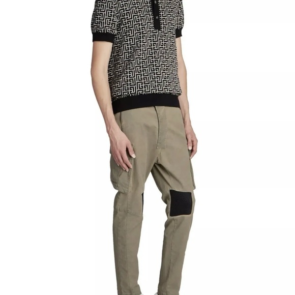 Balmain Monogram Wool & Linen
Polo Shirt - Picture 2 of 6